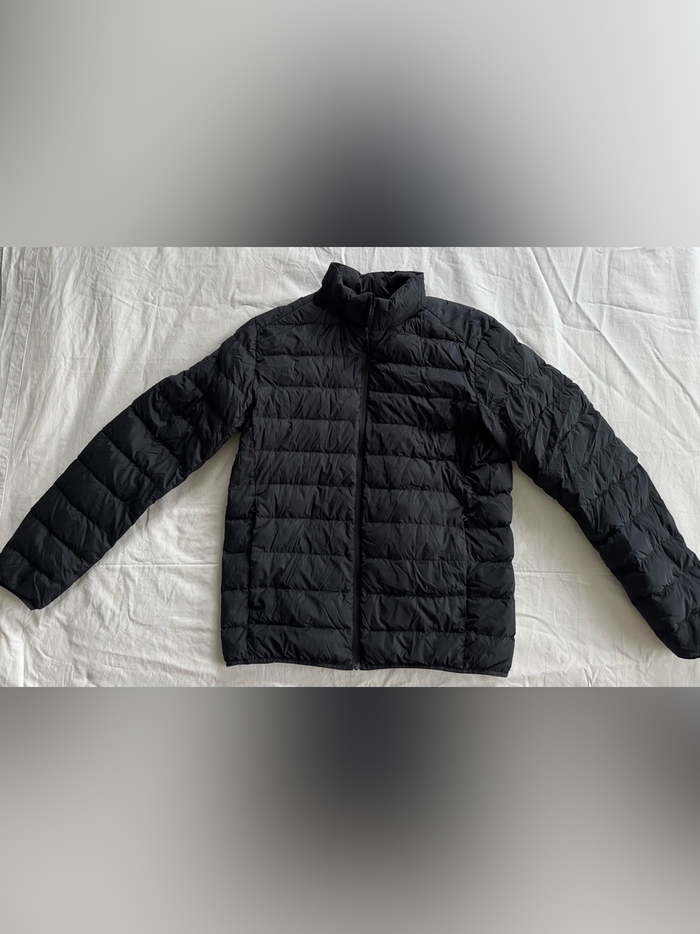Uniqlo Ultra Light Feather Down Jacket Navy Blue Coat - Women's Size Small